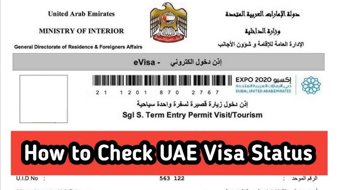 visit visa validity check